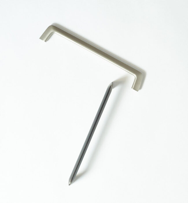 Brushed versions of furniture handle G1578 for Weißenbach