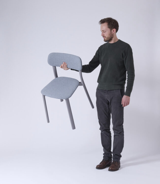 Twist chair with Peter Otto Vosding