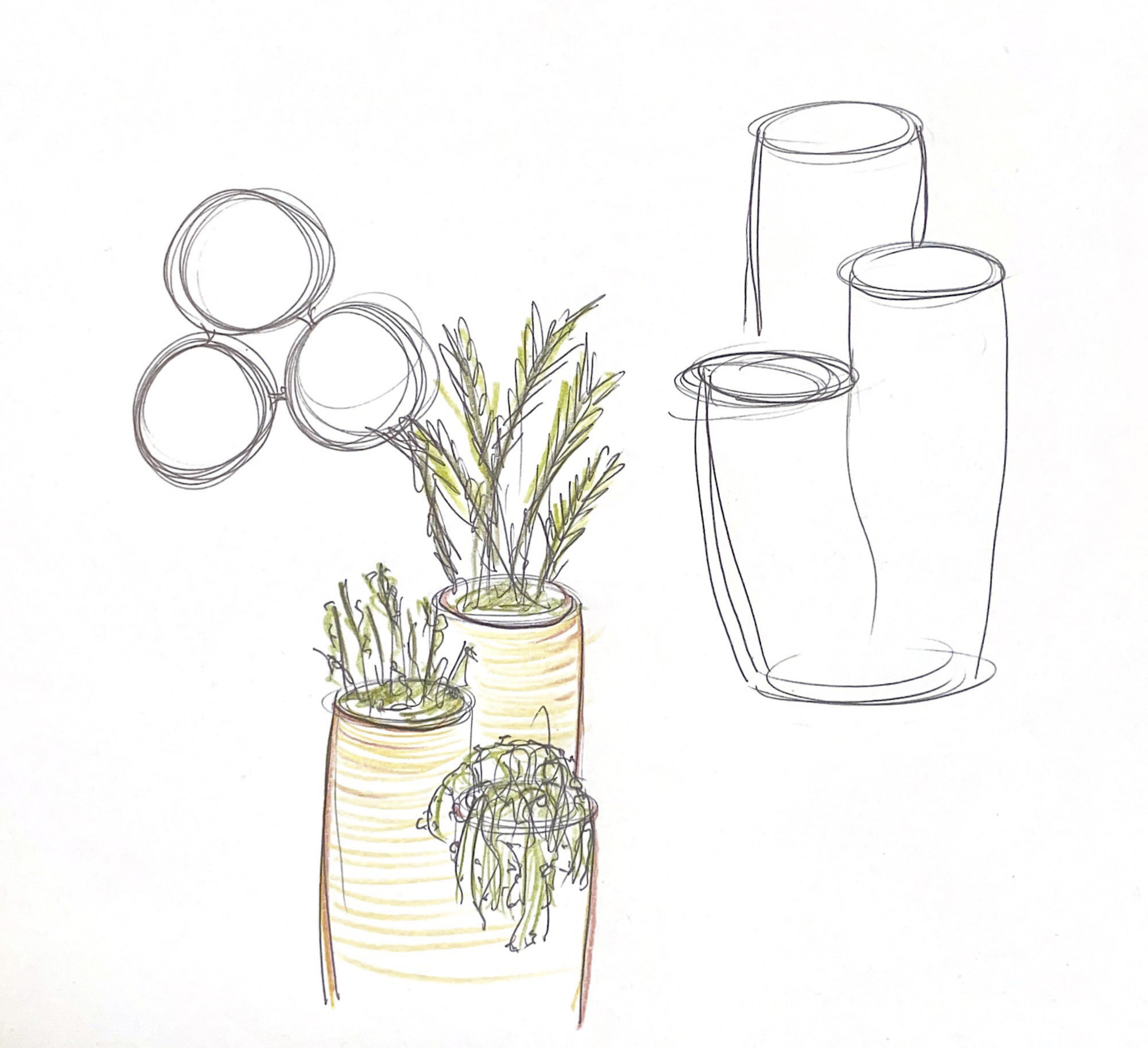 Babylon-scan-02_VOSDINGIndustrialDesign-pov sketch of big size etagere pant pot Babylon for fleur ami
